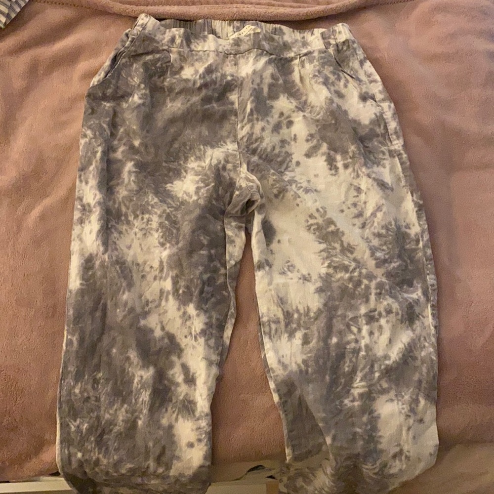 FinalTouch joggers, washed linen pants